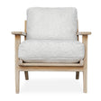 Laid Back Back Sheepskin Accent Chair - White by Uttermost - View 1