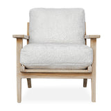 Laid Back Back Sheepskin Accent Chair - White by Uttermost - View 1