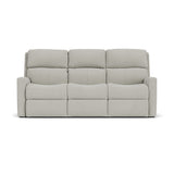 Catalina Transitional Leather Power Reclining Sofa | Flexsteel