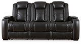 Midnight Party Time PWR REC Sofa with ADJ Headrest - Ashley - Home Elegance USA