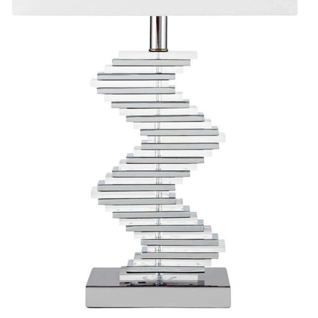 Crystal Two Tone Paved Table Lamp // 1 Light  | Finesse - sold by Home Elegance USA