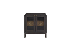 Glass Door Nightstand