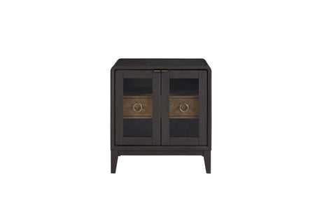 Glass Door Nightstand