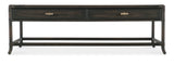Retreat Pole Rattan Coffee Table - Dark Brown / Black by Hooker Furniture - View 4