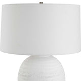 Reyna Chalk Table Lamp - White by Uttermost - View 6