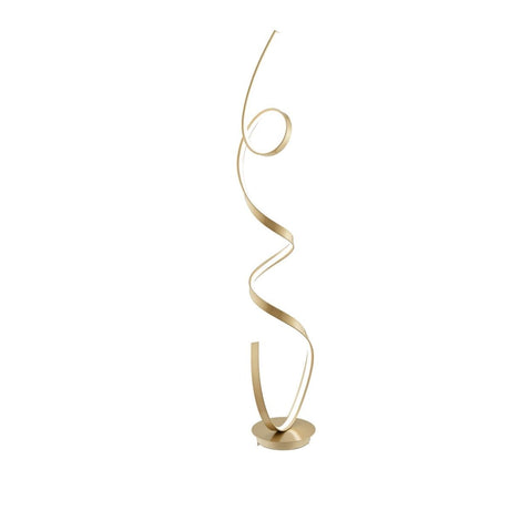 Amsterdam LED Dimmable 63" Floor Lamp // Sandy Gold  | Finesse - Home Elegance USA