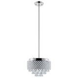 Cinderella Crystal Round Chandelier Pendant // Chrome  | Finesse
