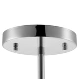 Cinderella Crystal Round Chandelier Pendant // Chrome  | Finesse