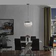 Cinderella Crystal Round Chandelier Pendant // Chrome  | Finesse - sold by Home Elegance USA