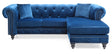 Nola G0351B-SC Sofa Chaise (Without Ottoman) , NAVY BLUE - sold by Home Elegance USA