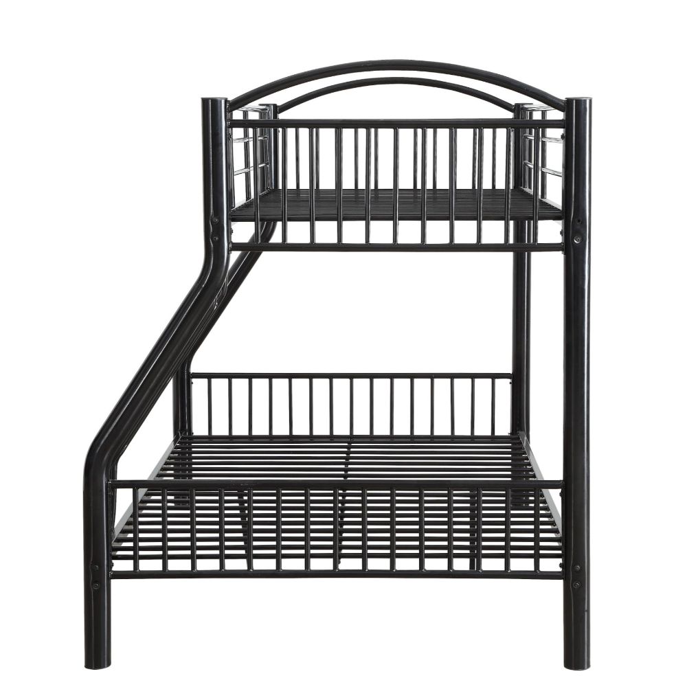 Acme - Cayelynn Twin/Full Bunk Bed 37380BK Black Finish