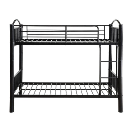 Cayelynn Twin/Twin Bunk Bed 37385BK Black Finish | Acme - 37385BK - Home Elegance USA - 2