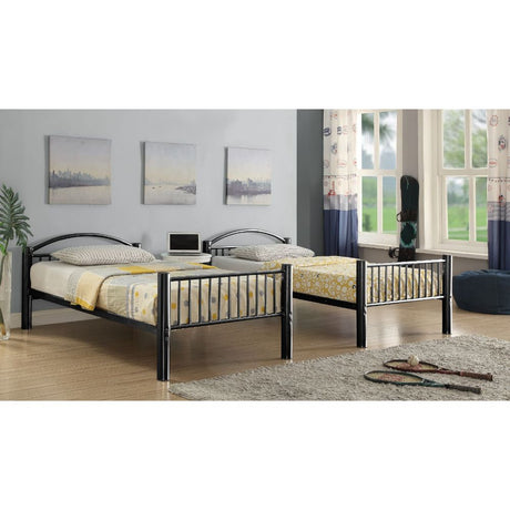Cayelynn Twin/Twin Bunk Bed 37385BK Black Finish | Acme - 37385BK - Home Elegance USA - 5