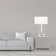 Sparkling Crystal & Chrome Table Lamp // 2 Light  | Finesse - sold by Home Elegance USA