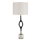 Maryam Cordless Led Buffet Lamp Black / Bronze - Black / White by Uttermost - View 4