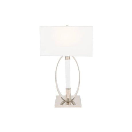 Sparkling Crystal & Chrome Table Lamp // 2 Light  | Finesse - sold by Home Elegance USA