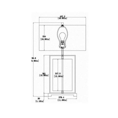 Table lamp with Shade  | Finesse - sold by Home Elegance USA