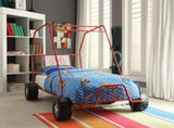 Acme - Xander Twin Bed 37645T Go Kart Red Finish