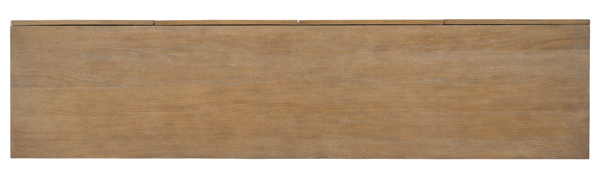 Commerce And Market Pilea Entertainment Credenza - Light Brown / Light Blue by Hooker Furniture - View 6