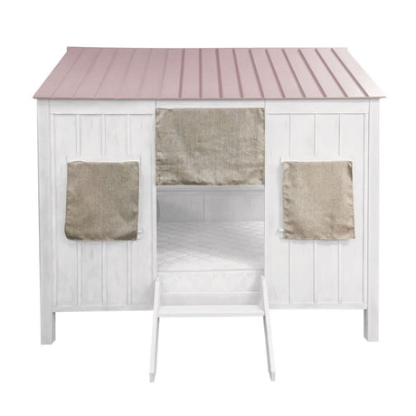 Acme - Spring Cottage Full Bed 37695F White & Pink Finish