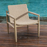 Sumba Wicker Outdoor Lounge Chair - Gray by Uttermost - View 5