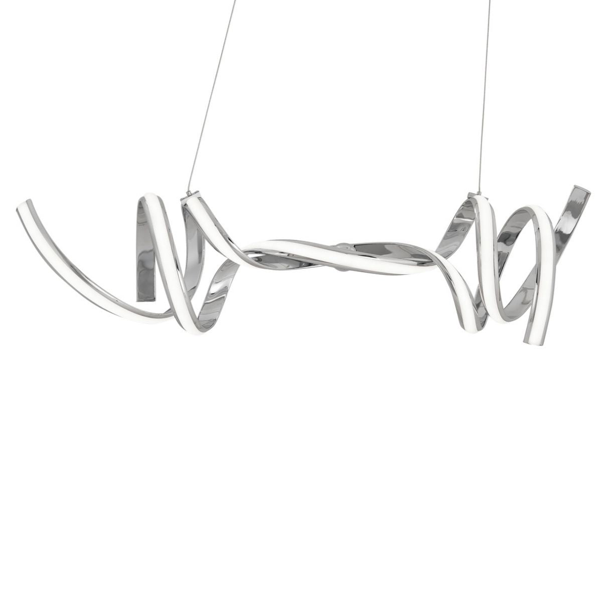 Munich LED Horizontal Chandelier // Chrome  | Finesse -  Home Elegance USA