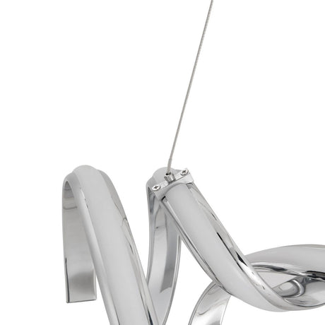 Munich LED Horizontal Chandelier // Chrome  | Finesse -  Home Elegance USA