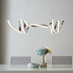 Munich LED Horizontal Chandelier // Chrome  | Finesse -  Home Elegance USA