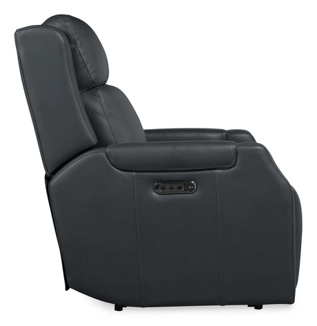 Nelson Zero Gravity Power Recliner With Power Headrest And Lumbar - Black by Hooker Furniture - View 7