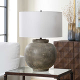 Rock Of Ages Table Lamp Rust Brown - Dark Gray by Uttermost - View 4