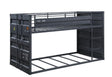 Cargo Twin/Twin Bunk Bed 37815 Gunmetal Finish | Acme | Home Elegance USA