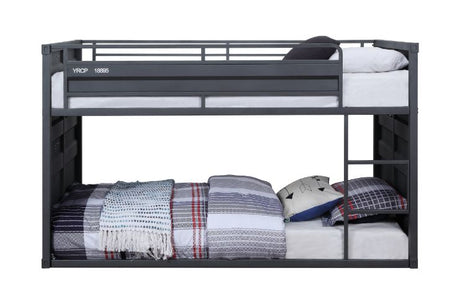 Acme - Cargo Twin/Twin Bunk Bed 37815 Gunmetal Finish