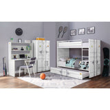 Acme - Cargo Twin/Twin Bunk Bed 37880 White Finish