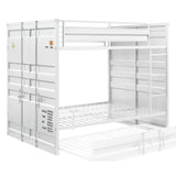 Cargo Full/Full Bunk Bed 37885 White Finish | Acme - 37885 - Home Elegance USA - 1