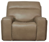 Riverton Power Gliding Recliner With Power Headrest And Lumbar - Light Brown by Hooker Furniture - View 10