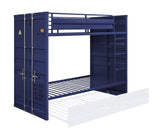 Cargo Twin/Twin Bunk Bed 37900 Blue Finish | Acme - 37900 - Home Elegance USA - 4