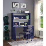 Acme - Cargo Writing Desk W/Hutch 37907 Blue Finish