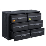 Acme - Cargo Dresser 37955 Gunmetal Finish