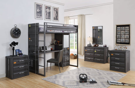 Cargo Dresser 37955 Gunmetal Finish | Acme | Home Elegance USA