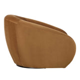 DeSoto Swivel Chair Hazlenut - Orange by Uttermost - View 5