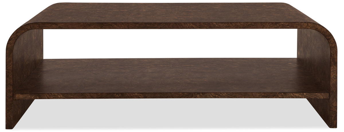 Archives Coffee Table Classic Walnut - Dark Brown by Hooker Furniture - View 2
