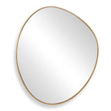 Distort Mirror Antique Brass - Gold by Uttermost - View 1