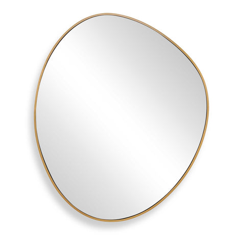 Distort Mirror Antique Brass - Gold by Uttermost - View 1