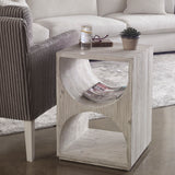 Hans Side Table - White by Uttermost - View 2