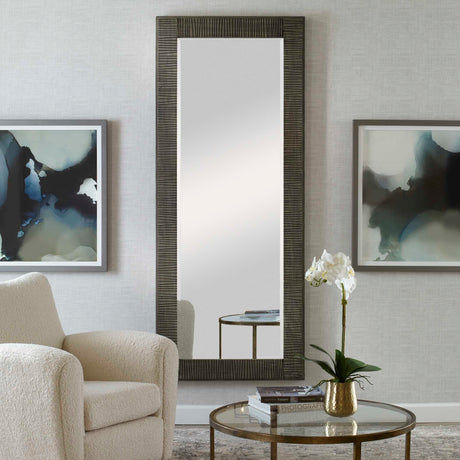 Figaro Oversized Mirror - Dark Gray by Uttermost - View 3