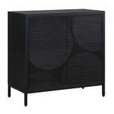 Beswick 2 Door Cabinet - Black by Uttermost - View 4