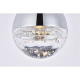 Amherst Led 1 - Light Pendant In Chrome | Elegant Lighting | Home Elegance USA