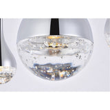 Amherst Led 3 - Light Chandelier In Chrome | Elegant Lighting - ELL - 3803D24C - Home Elegance USA - 5