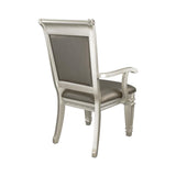 1958A Bevelle Glam Silver Wood Arm Chair (Set Of 2) - 1958A | Homelegance | Home Elegance USA