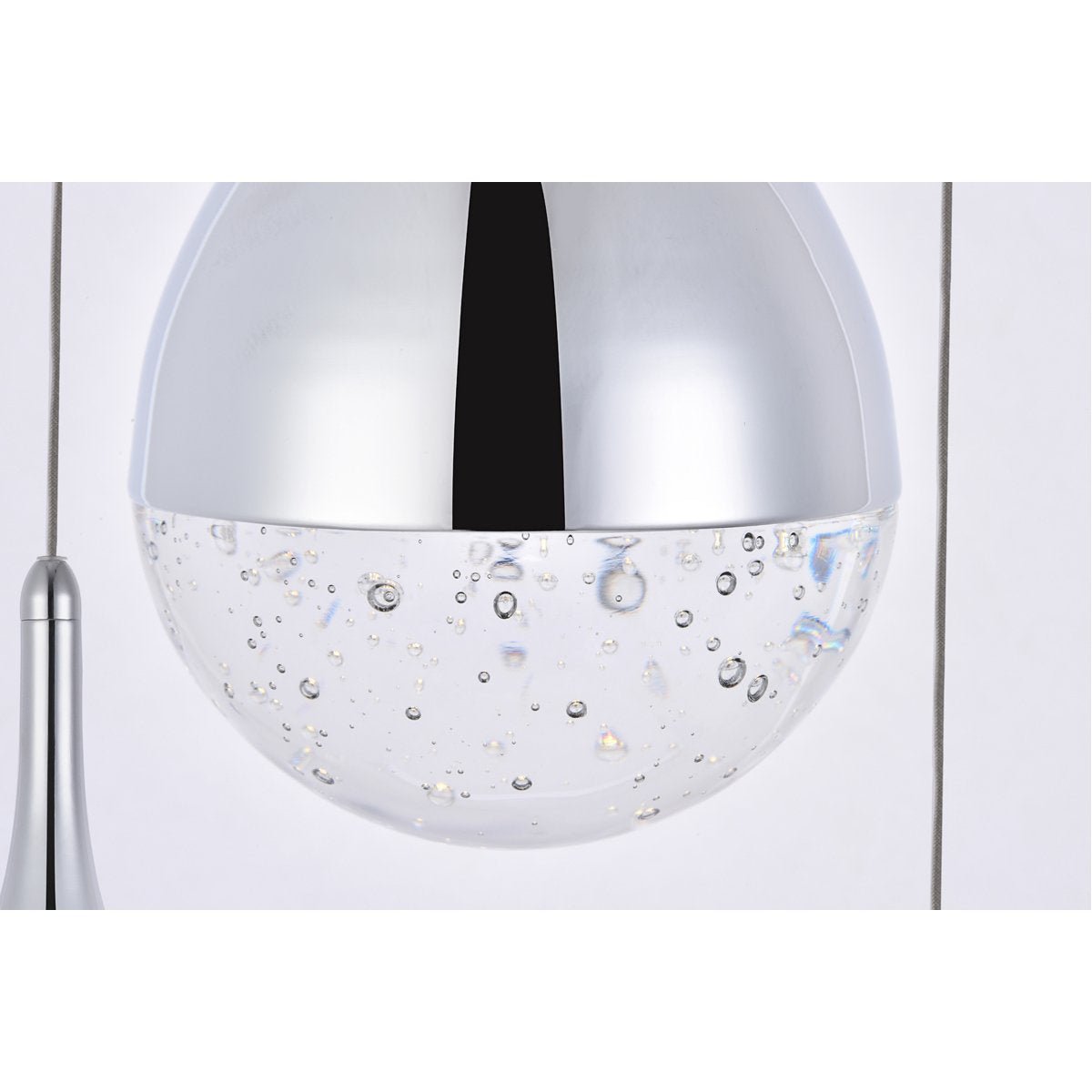 Amherst Led 5 - Light Round Chandelier In Chrome | Elegant Lighting - ELL - 3805D14C - Home Elegance USA - 6